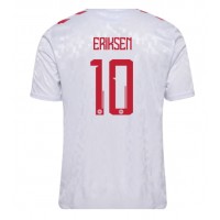 Fotbalové Dres Dánsko Christian Eriksen #10 Venkovní ME 2024 Krátký Rukáv
